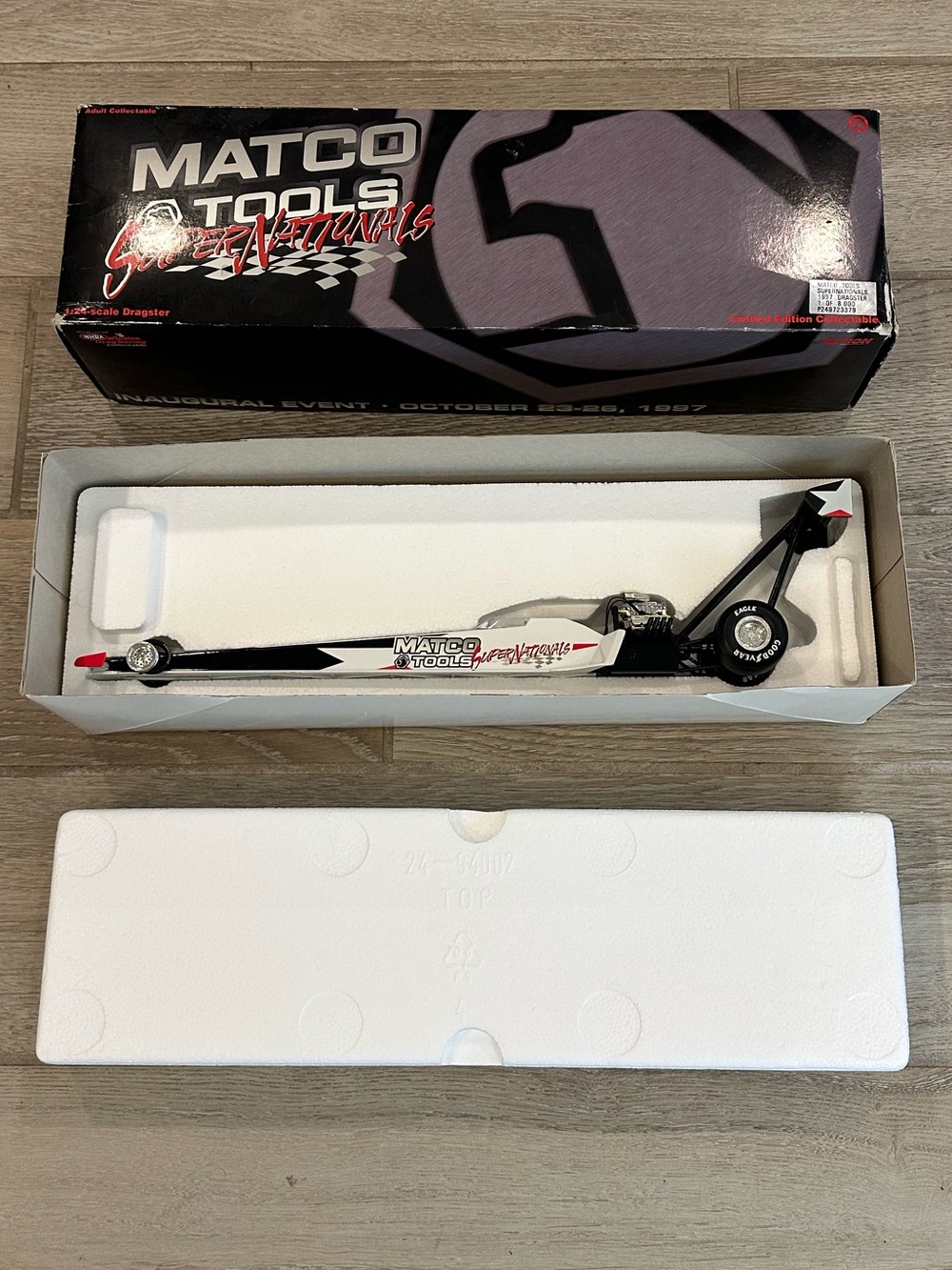VTG Matco Tools Supernaturals NHRA 1997 Dragster 1:24 Scale With Original Box